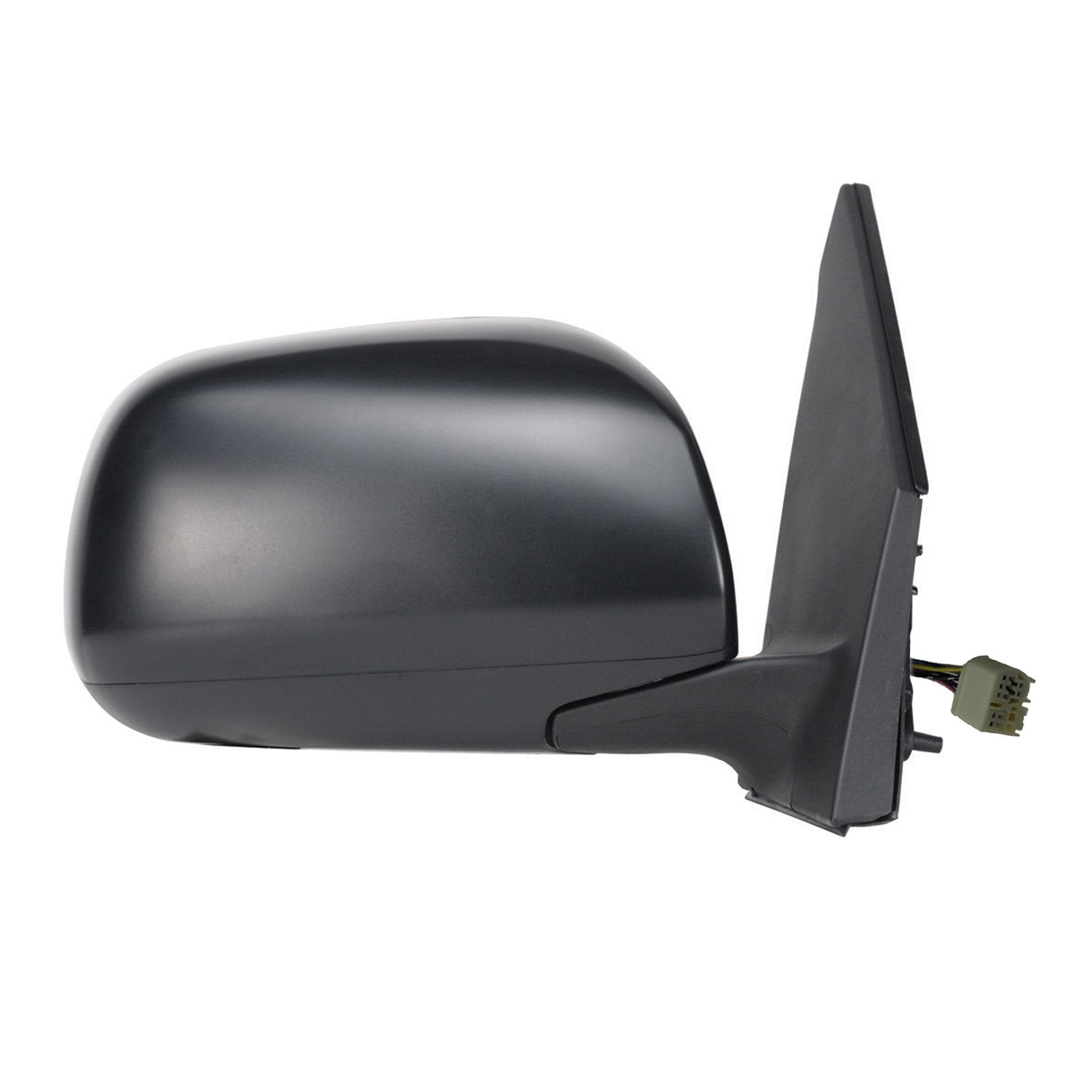 Mirror Passenger Side for Toyota RAV4, US Built, black, foldaway, Power Side