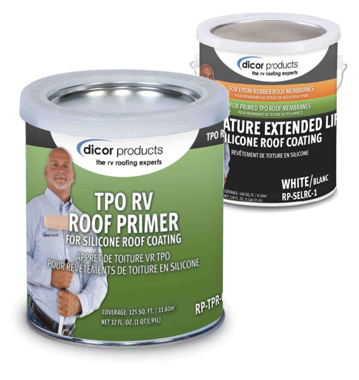 TPO Roof Primer Dicor RP-TPR-Q - 1 Quart | Adhesion Promoter for Silicone Coating