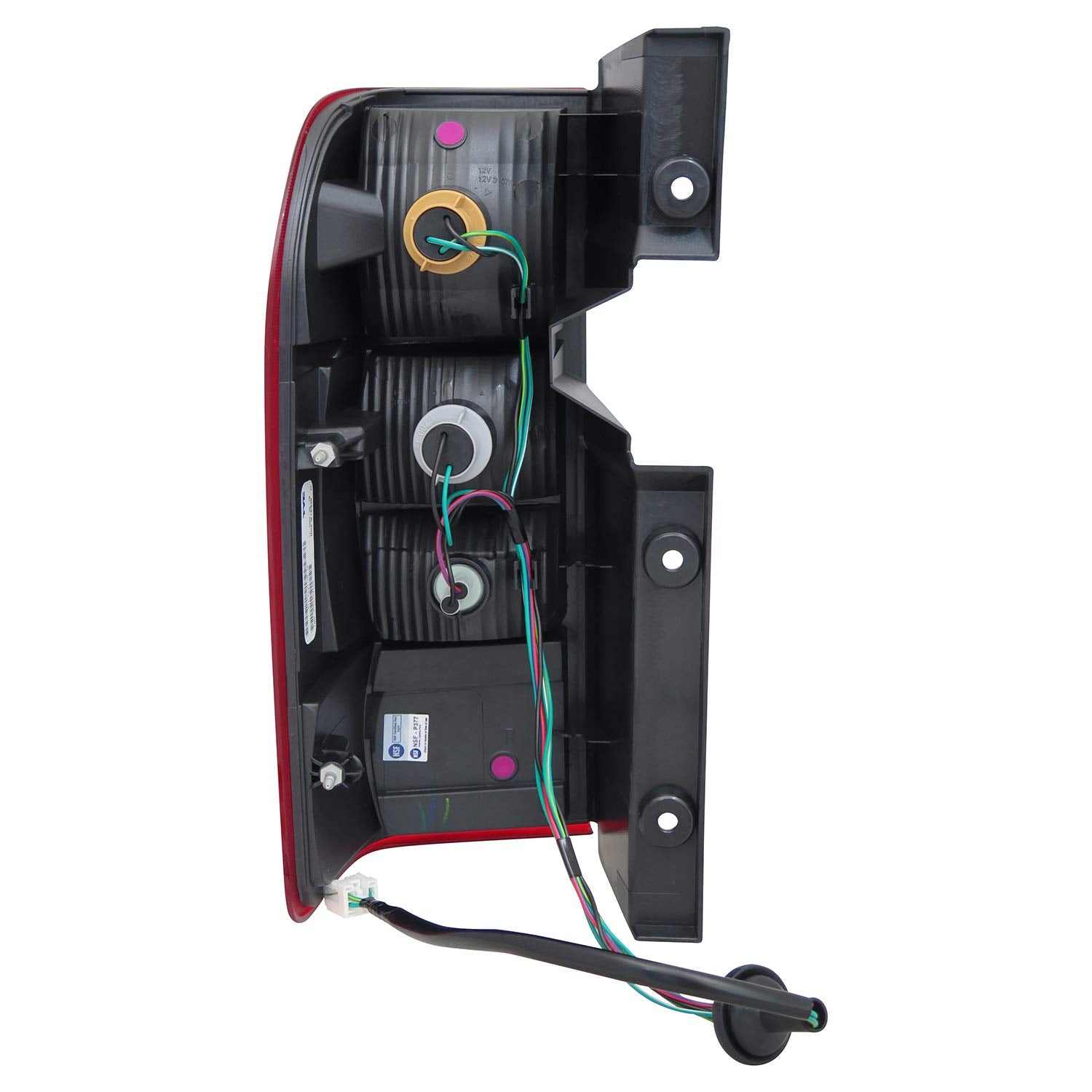 Right TYC Tail Light Assembly Compatible with 2012-2021 Nissan NV 1500/2500/3500