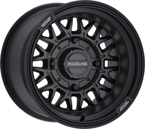 Omega Raceline Black Wheel with Satin (15 x 1. inches /4 x 156 mm, 1 mm Offset)