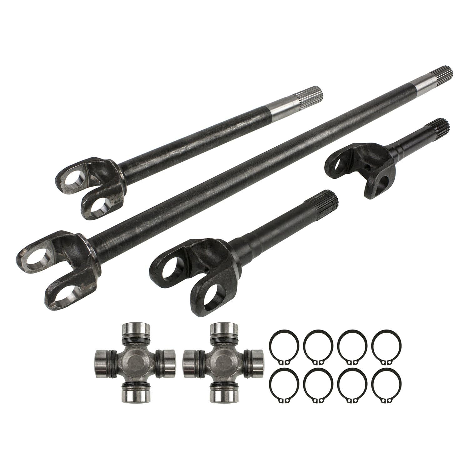 TEN Factory Bolt Pattern MG22175 Spline Drive Axle Shaft Assembly for Dana 44 Standard 30 Spline Inner 19 Spline Outer Fits Ford F-150/Bronco – Includes Left & Right Assemblies Replaces YA W24134