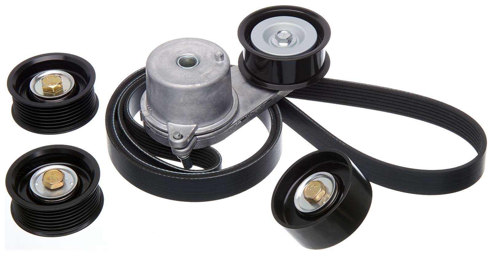 Complete Gates Serpentine Belt Drive Component Kit 90K-39129