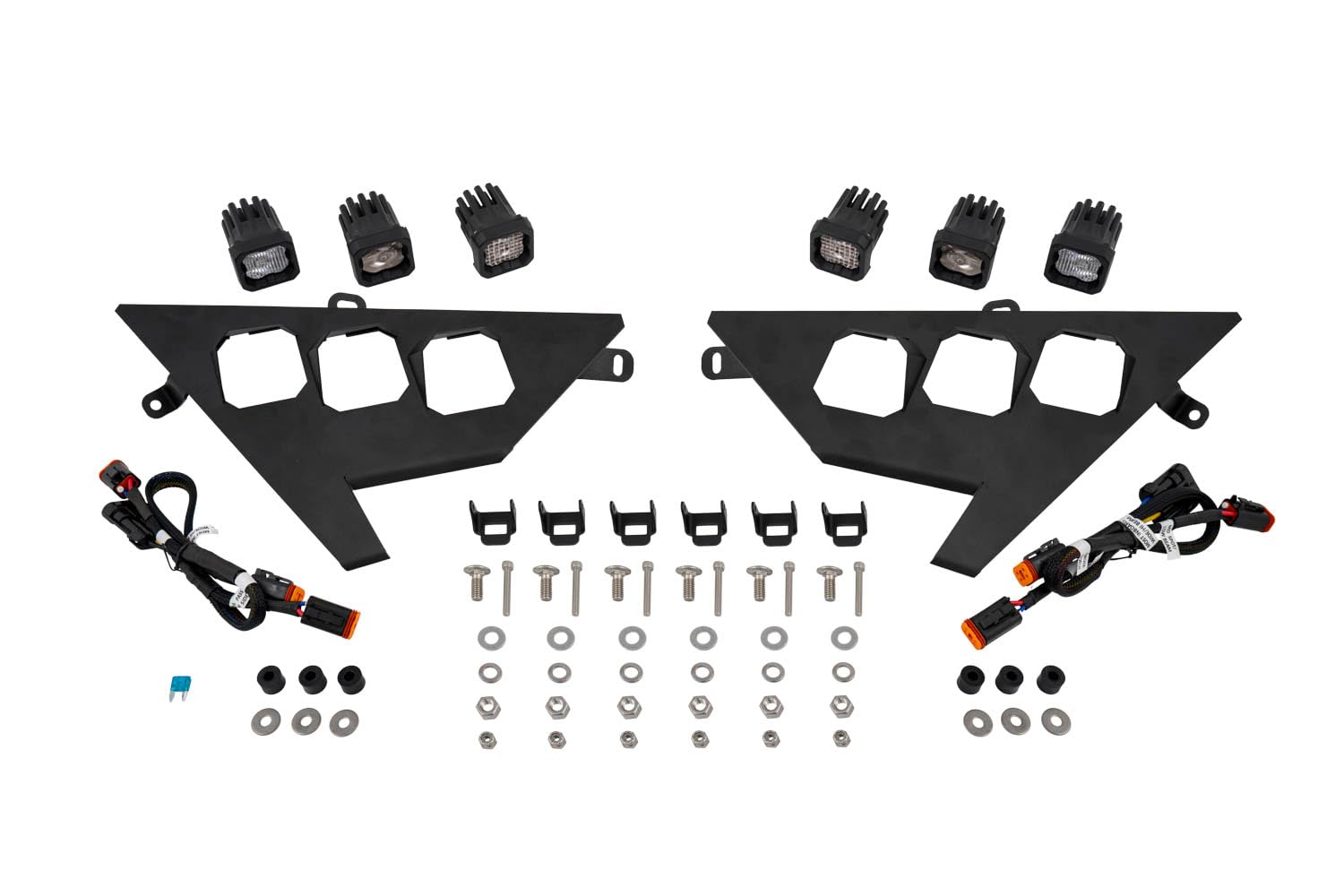 Diode Dynamics SSC1 LED Headlight Kit for Polaris RZR Pro compatible 2020-2023, SSC1 Sport