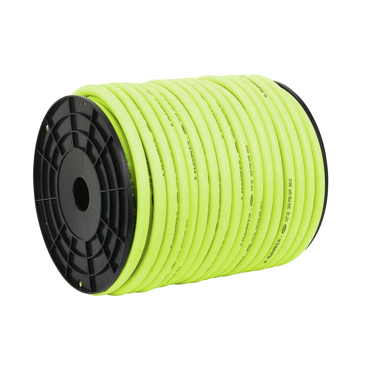 Bulk Plastic Spool Flexzilla Pro Air Hose, 1/2 in. x 250 ft, Heavy Duty, Lightweight, Hybrid, ZillaGreen - HFZ12250YW