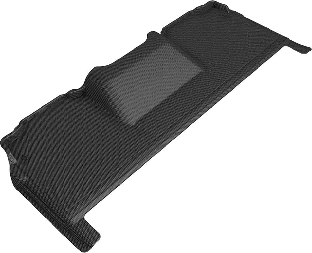 Kagu Floor Mat 3D MAXpider Custom Fit (Black) Compatible with Dodge RAM 2500 MEGA CAB 2019-2023 - Second Row