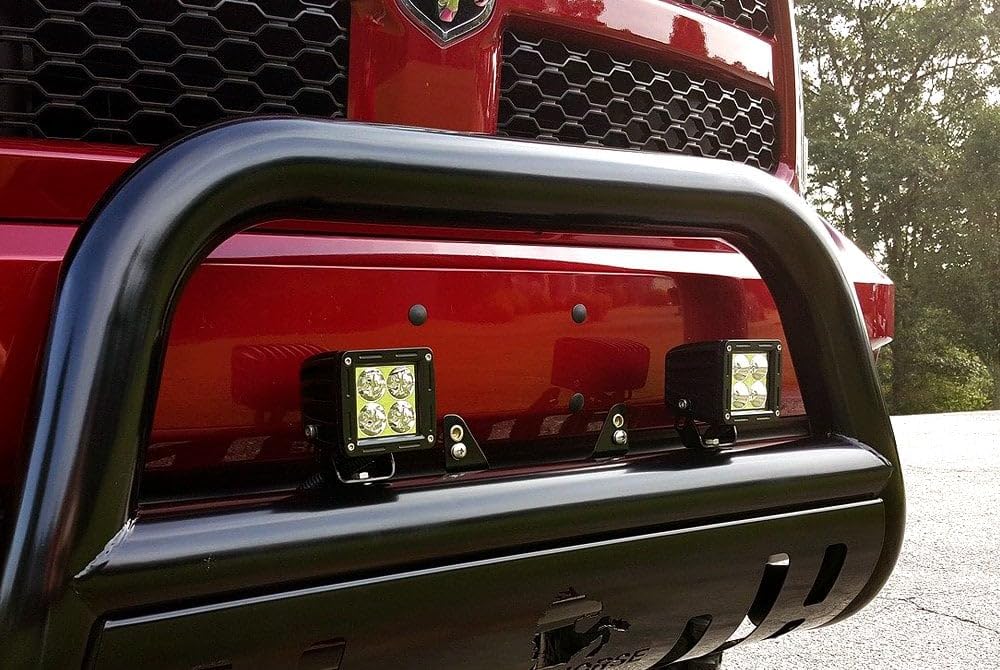 Bull Bar Black Horse Off Road Skid Plate Compatible with 2011-2023 Dodge Durango-BBDG700A-SP