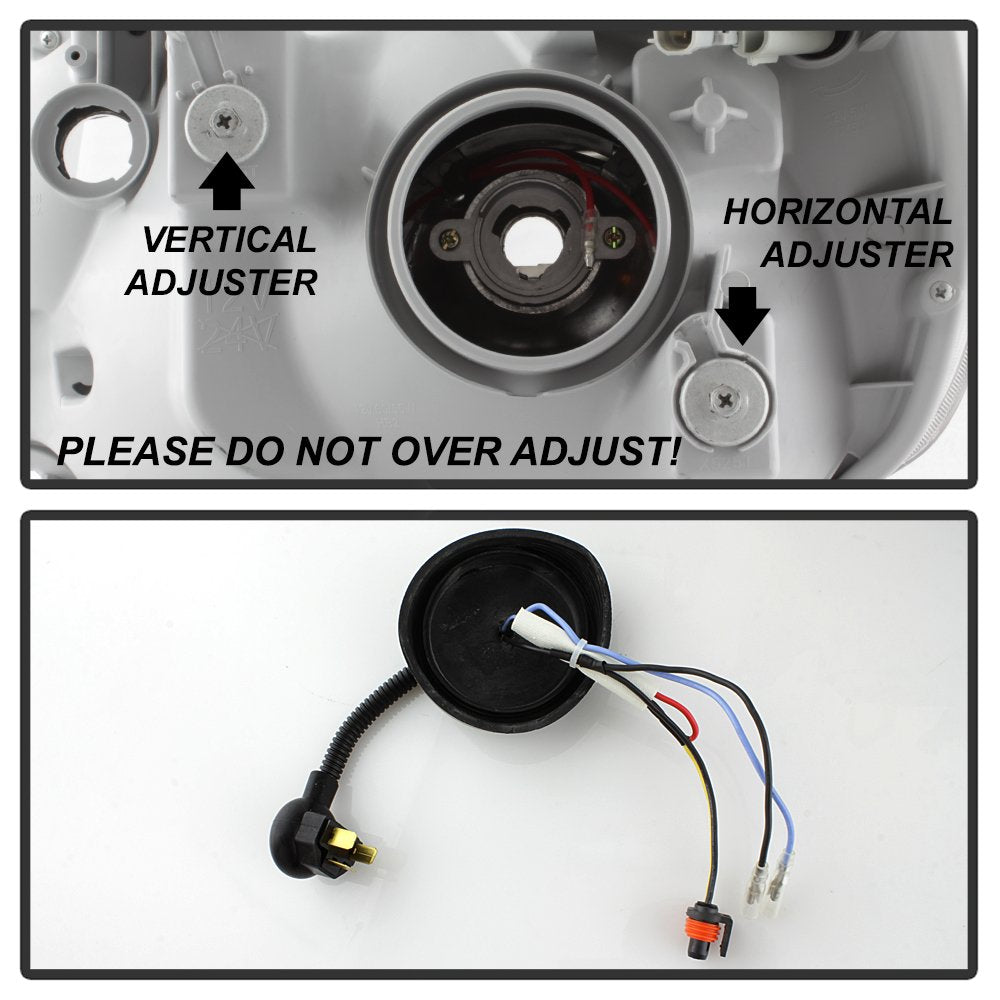 Projector Headlight Xtune PRO-JH-TTA12-LBDRL-BSM, 1 Pack