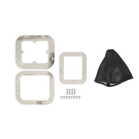 Hurst Shifter Boot and Bezel 115000HST - Rectangular - Polished Finish