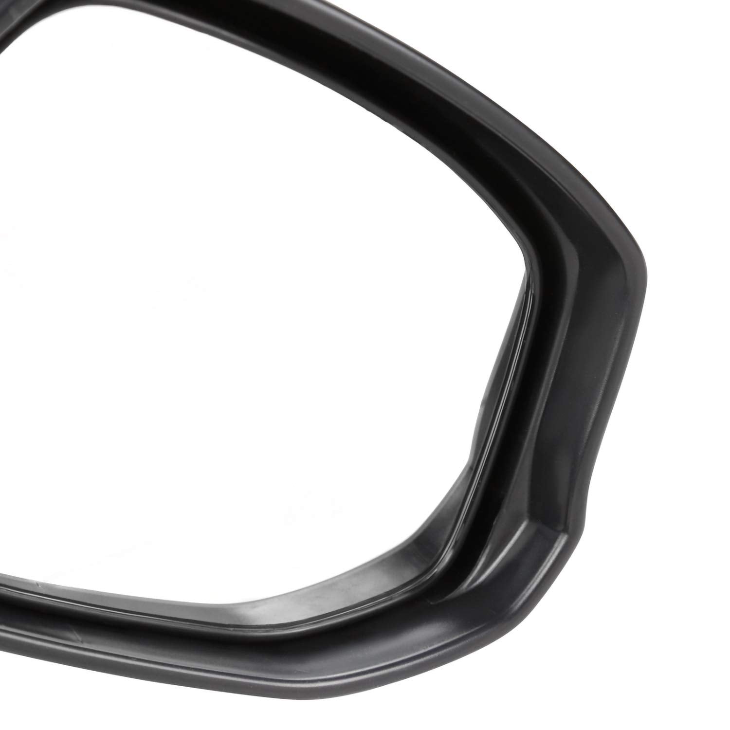 Spec-D Tuning Power Adjust Right Passenger Side Glossy Black 3-Pin Manual Fold Side Mirror Compatible with 2012-2015 Honda Civic