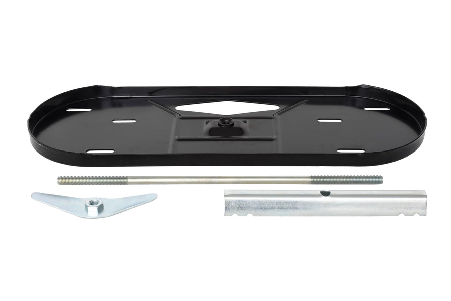 Dual Flame King RV Propane Tank Cylinder Rack for Trailers and RVs for 30lb Tanks - KT30MNT (Tanks Sold Separately), Black