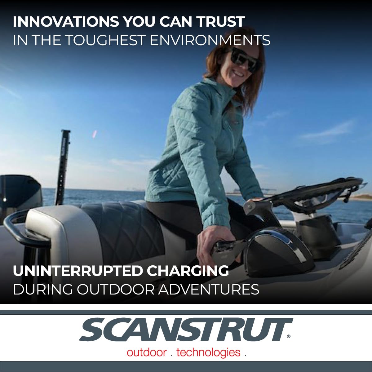 Scanstrut 15W SC-CW-2GT Waterproof Surface Wireless Charger 3-Coil