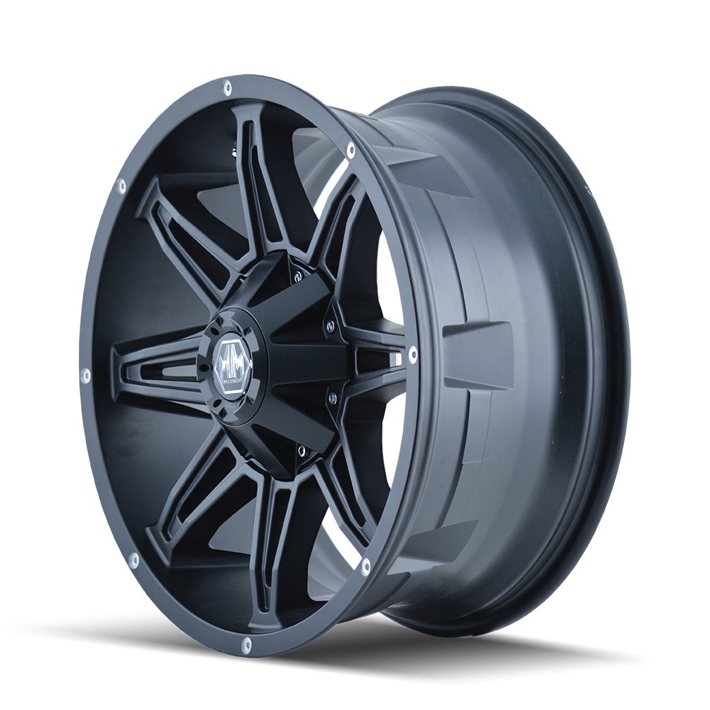 Rampage Mayhem 8090 Wheel with Matte Black Finish (20x10"/12x139.7mm)