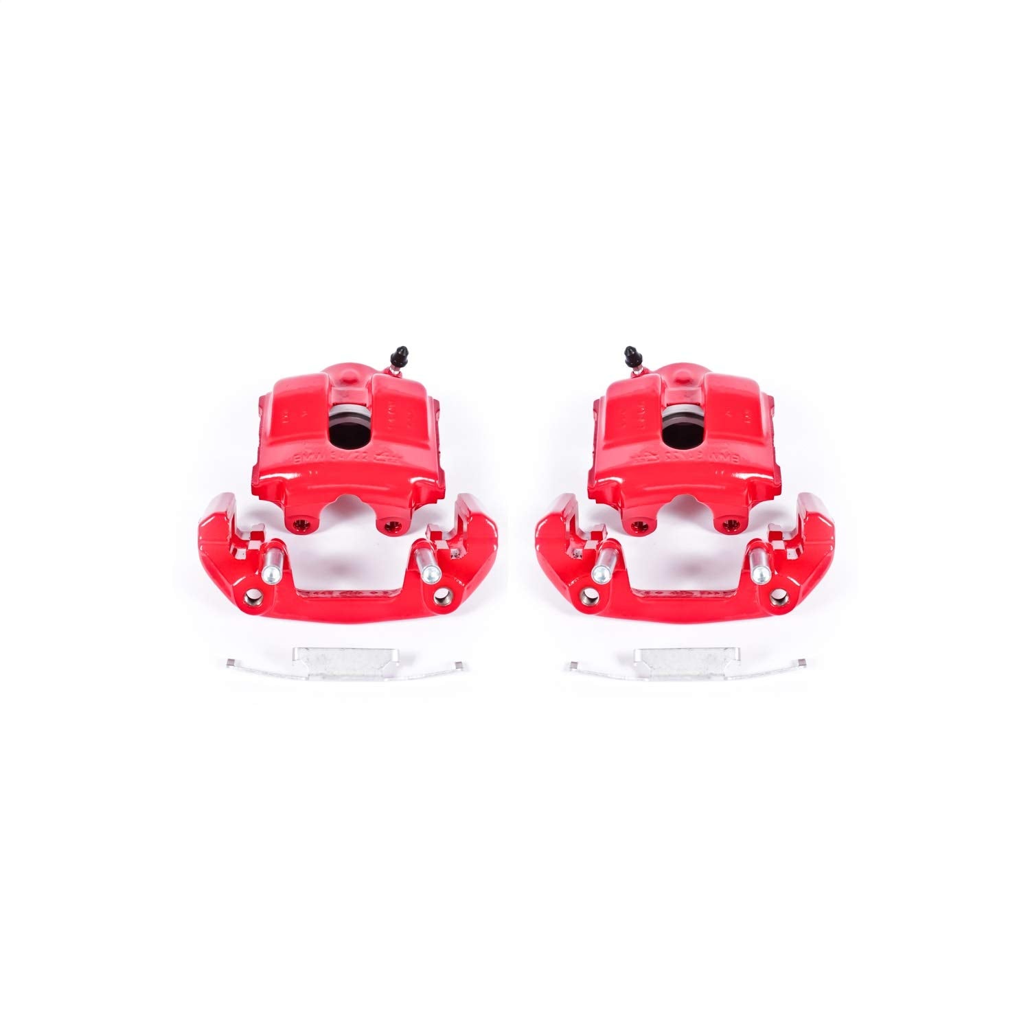 Power Stop Pair of High-Temp Red Powder Coated Front Calipers for BMW 318i BMW 318is BMW 3 BMW 320i BMW 3 BMW 323i BMW 323is BMW 325i BMW 325is BMW 328i BMW 328is BMW Z3 [Model Specific]