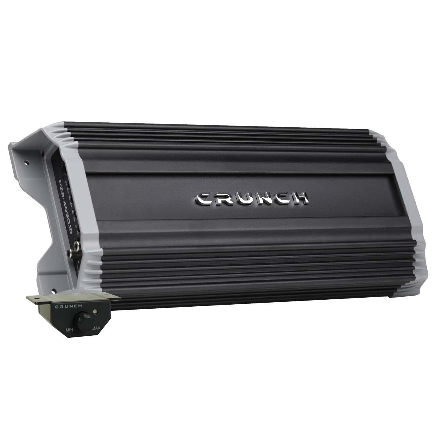 POWERZONE Crunch PZ2-4030.1D 4000 Watt Mono Amplifier, Car Audio Amplifier, 1 Ohm Stable, Bass Remote Included