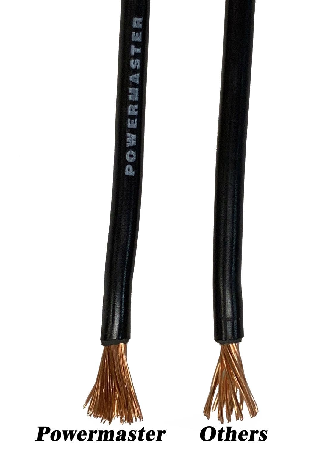 1-585-130 Powermaster Alt Charge Wire 8g 5 ft 5/16 & 1/4 Eyelet