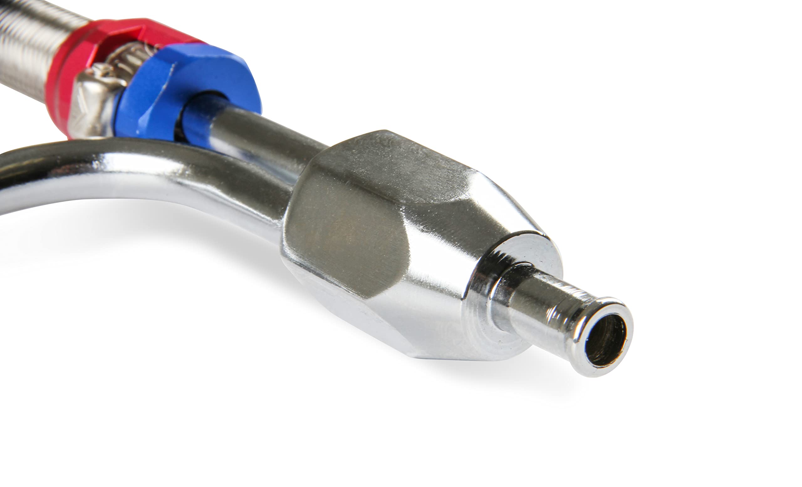 Adjustable Mr. Gasket Fuel Line W/Gauge, 0.125 in. NPT