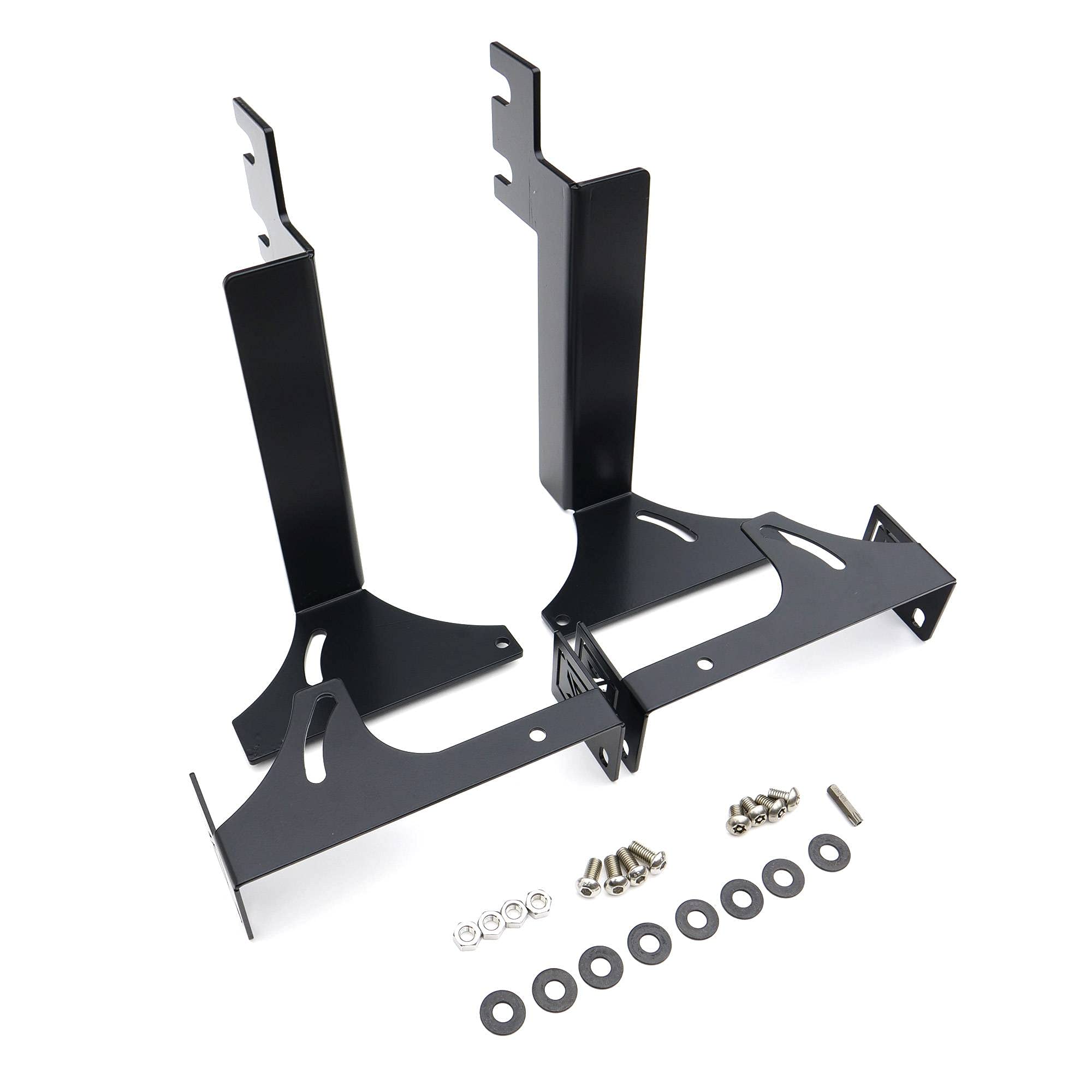 ZROADZ LED Mounting Bracket Under Rear Bumper - Compatible w/ 2015-2019 Chevrolet Silverado 2500, 3500 Non-Diesel - to Mount (2) 6 Inch ZROADZ or similar style LED Lights (Not Included) - PN Z381221