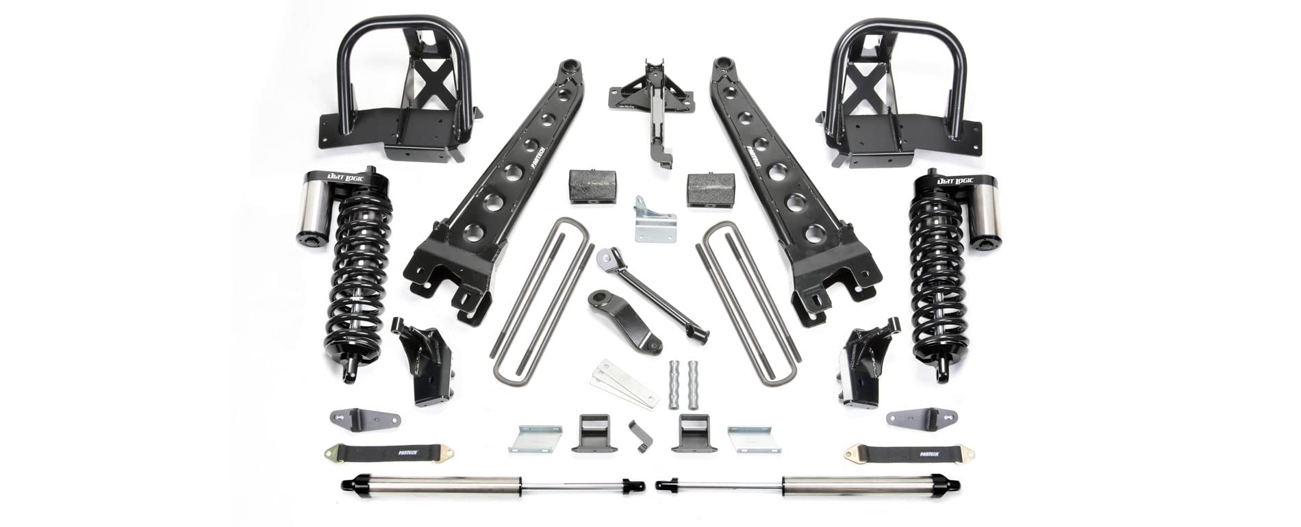 K2137DL Fabtech 6" Rad Arm Sys W/dls