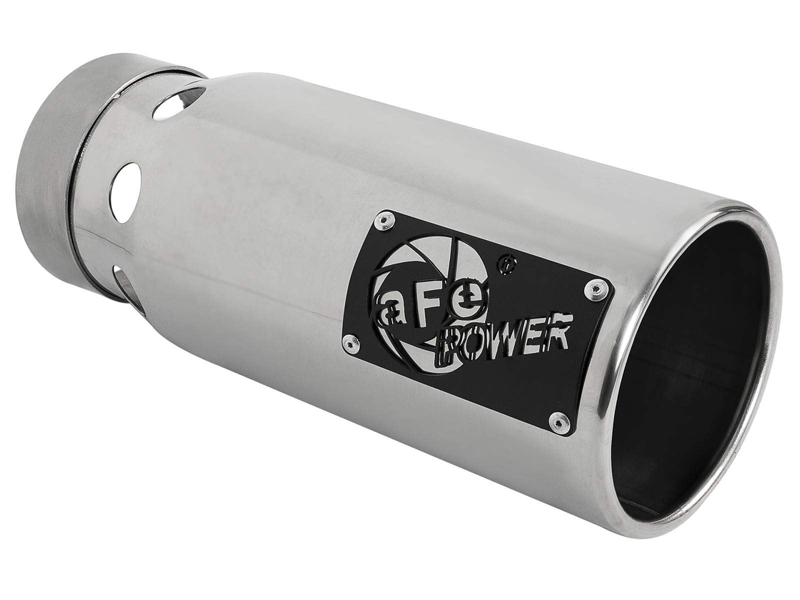 304 Stainless Steel aFe Power 49T40501-P122 Polished Intercooled Clamp-on Exhaust Tip SATURN 4S