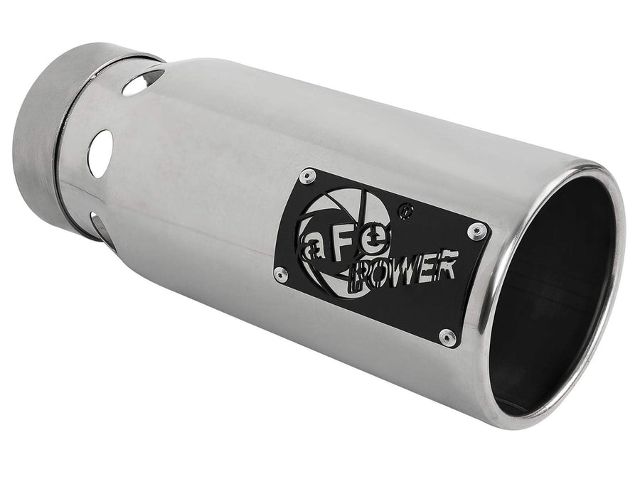 304 Stainless Steel aFe Power 49T40501-P122 Polished Intercooled Clamp-on Exhaust Tip SATURN 4S