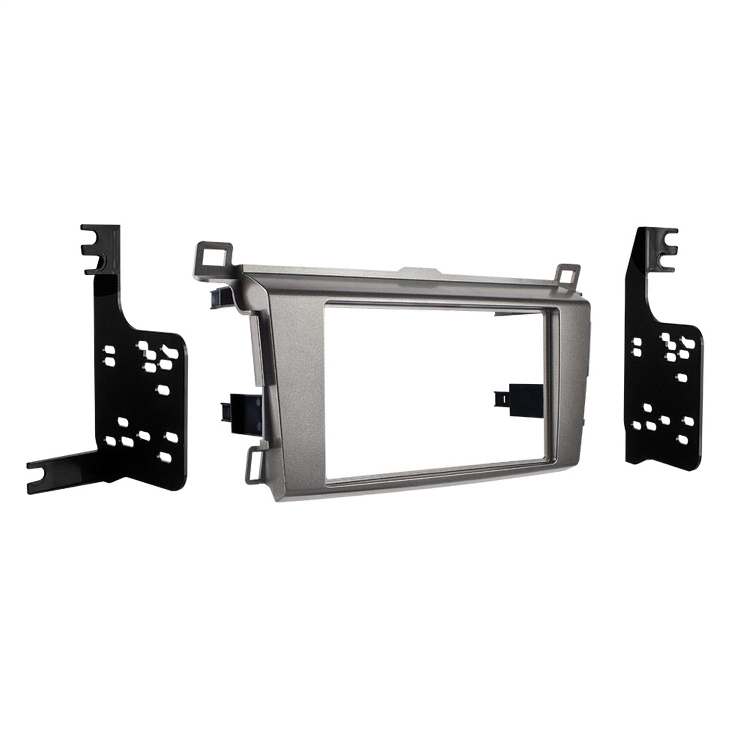 Metra Electronics Double DIN 95-8242G Installation Dash Kit for 2013-Up Toyota Rav4 Vehicles, (Grey) (958242G)