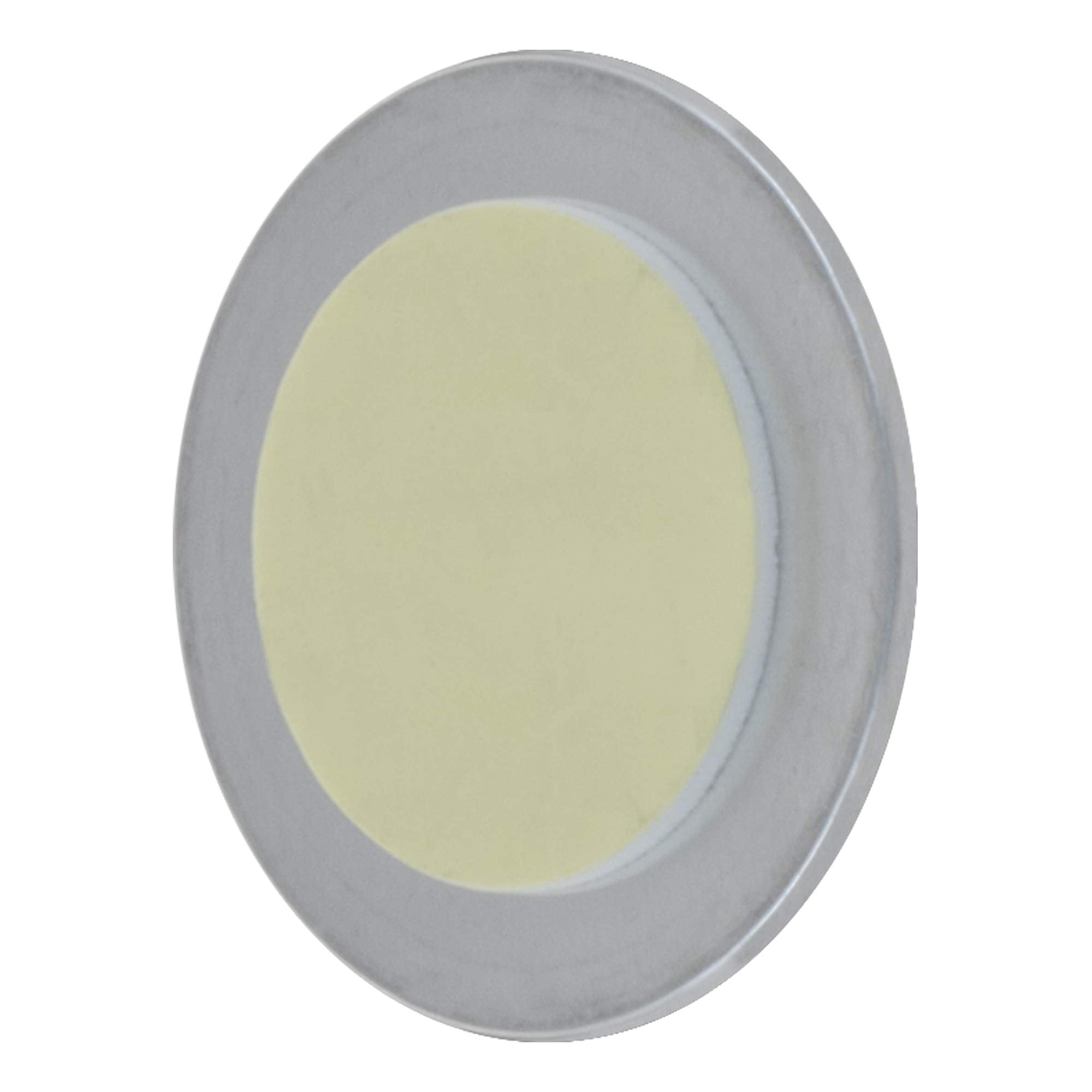 2-Inch Round Aluminum RETRAC Stick-On Blind Spot Mirror, Convex Glass