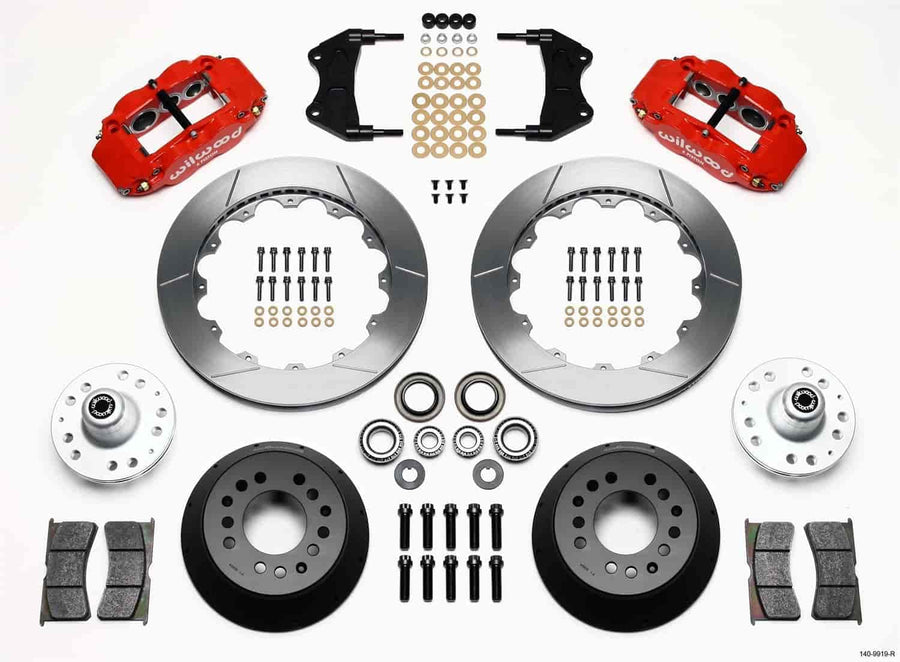 12.88" FNSL6R Hub Kit, Front Red
