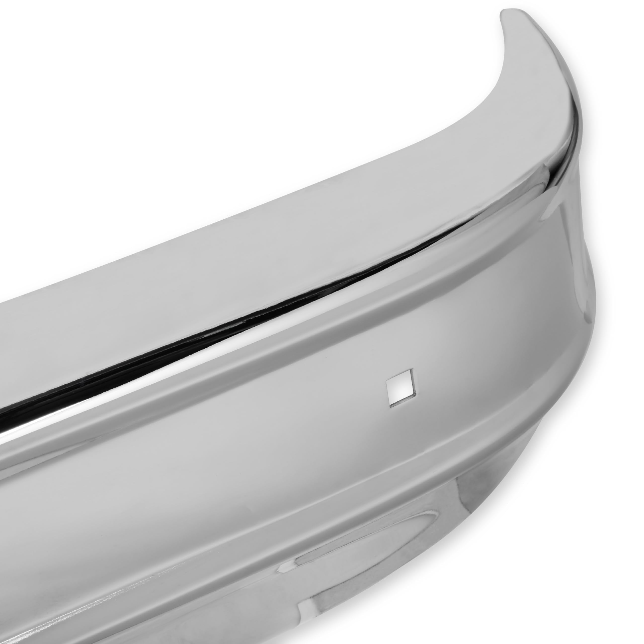 04-119 Brothers Trucks Premium Front Bumper w/o Impact Strip Holes Chrome