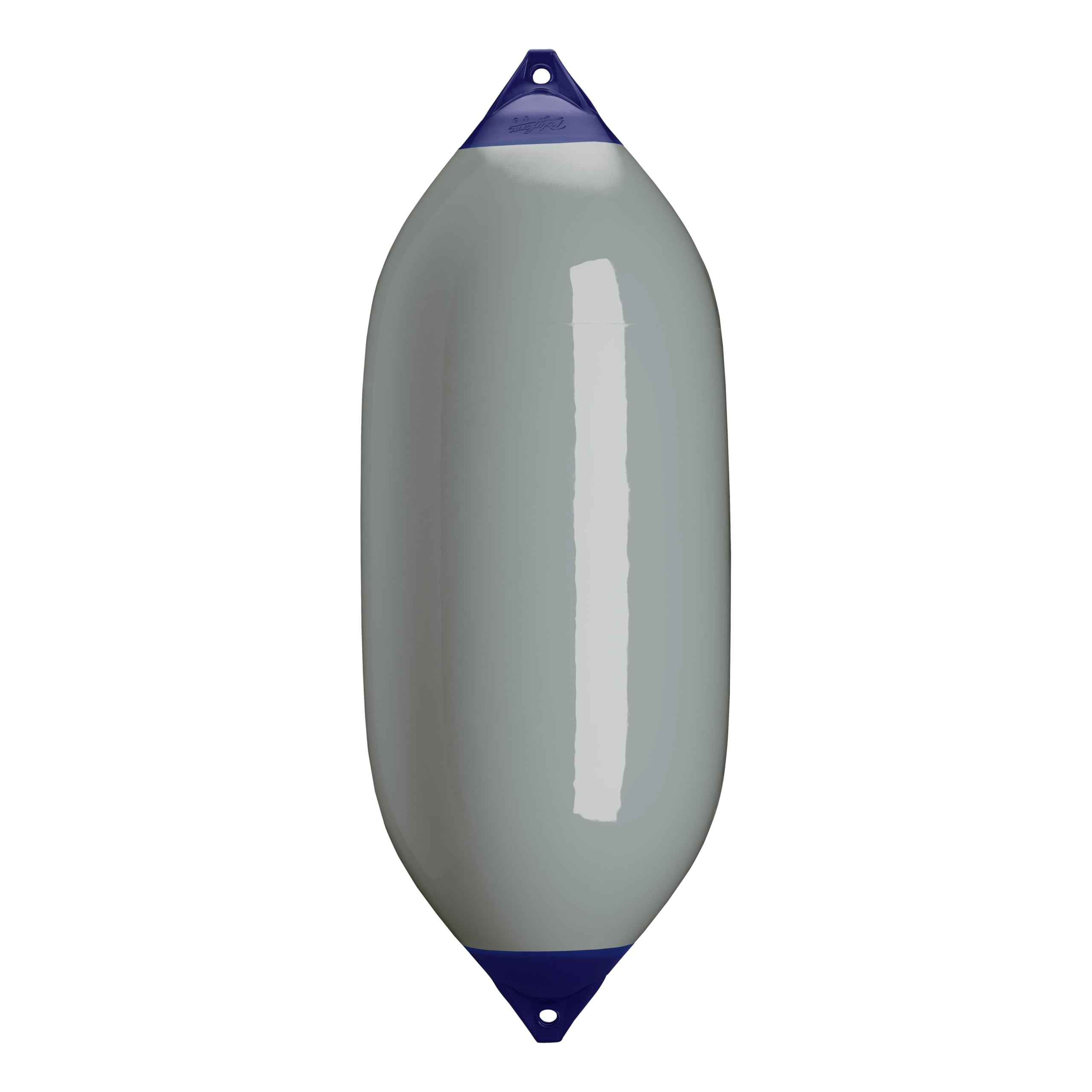 F-13 Standard Polyform Boat Fender Blue Ropehold - Grey