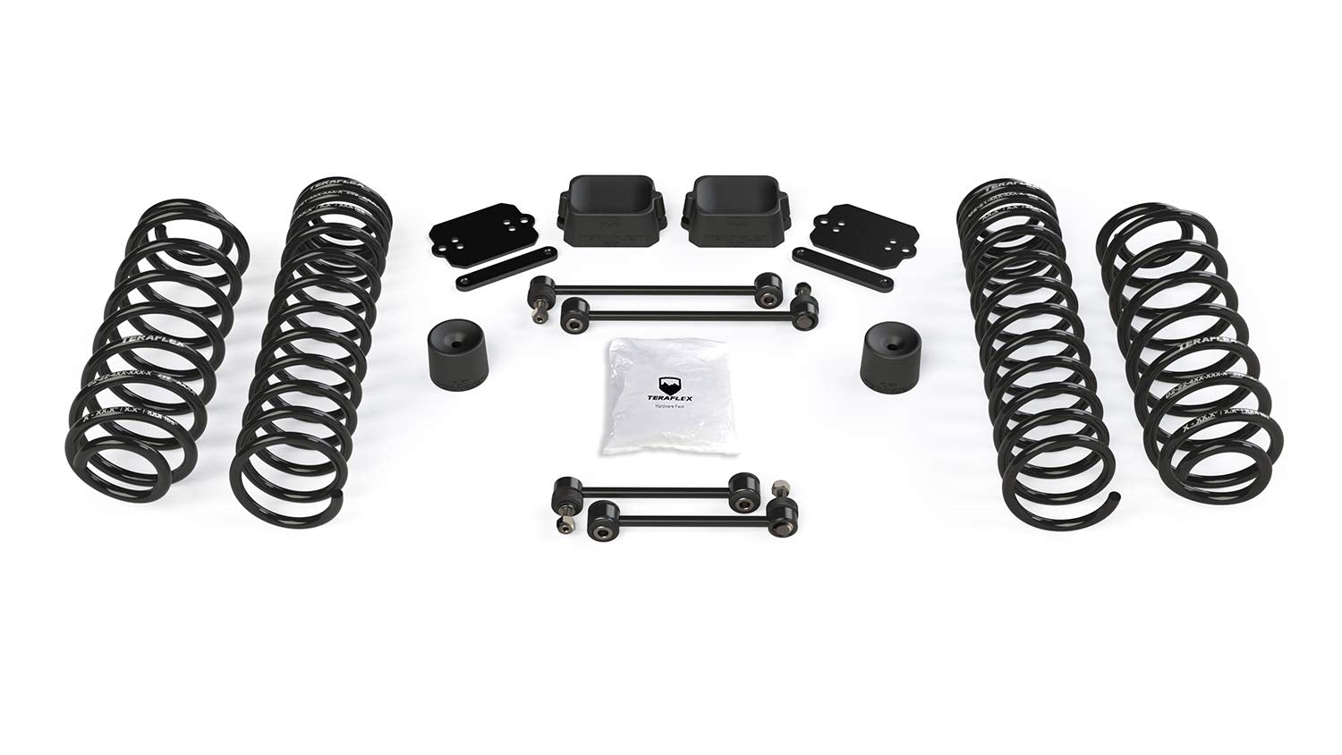 JL TeraFlex 1354200 4dr: 2.5” Coil Spring Base Lift Kit – No Shock Absorbers