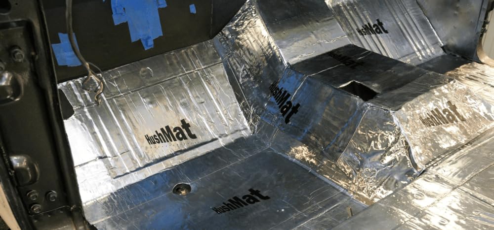 Bulk Kit HushMat – Automotive Sound Deadening & Thermal Insulation (58.1 Sq Ft, Silver Foil)