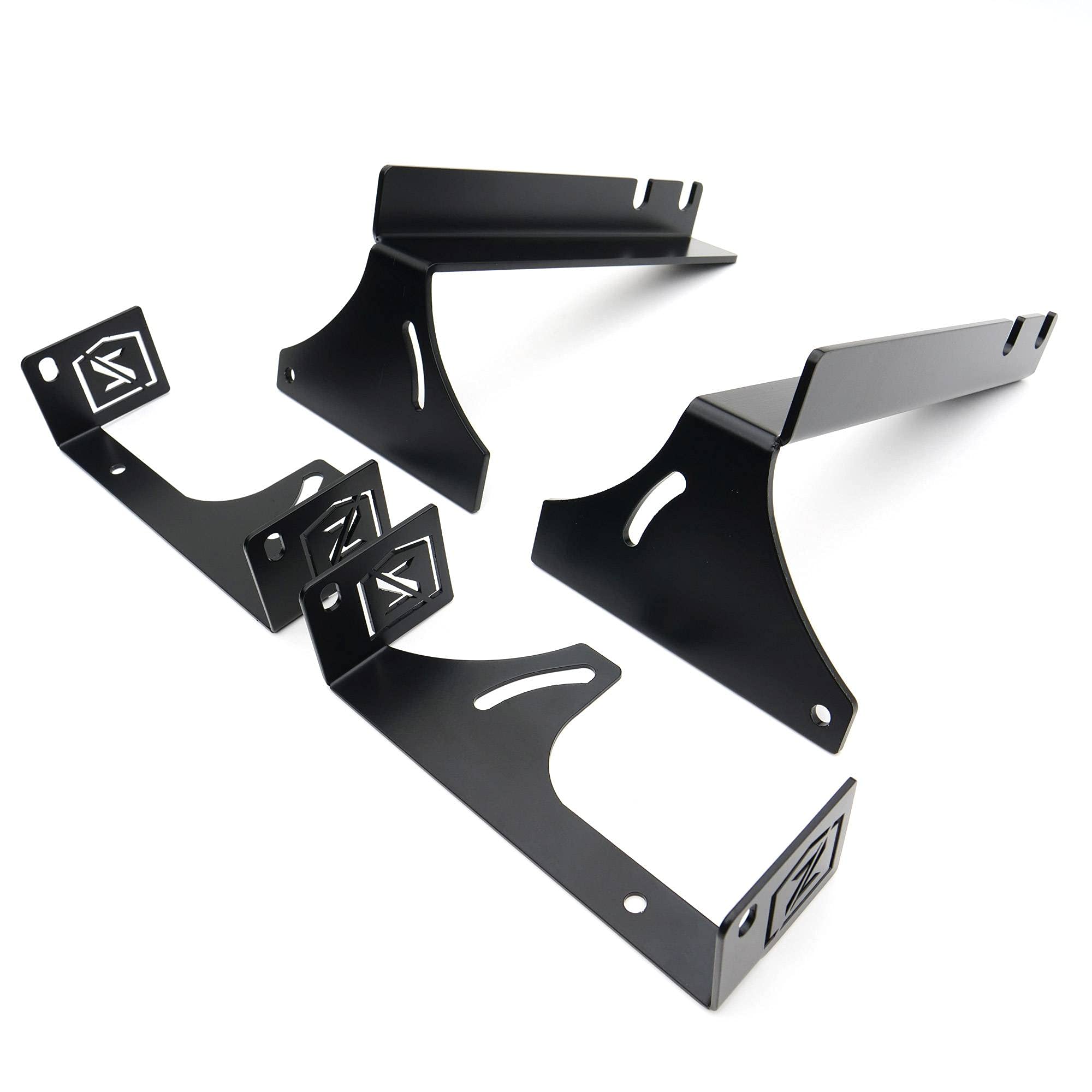 ZROADZ Black Z382051 Rear Bumper LED Light Bar Mounting Bracket 2007-2013 CHEVROLET SILVERADO 1500