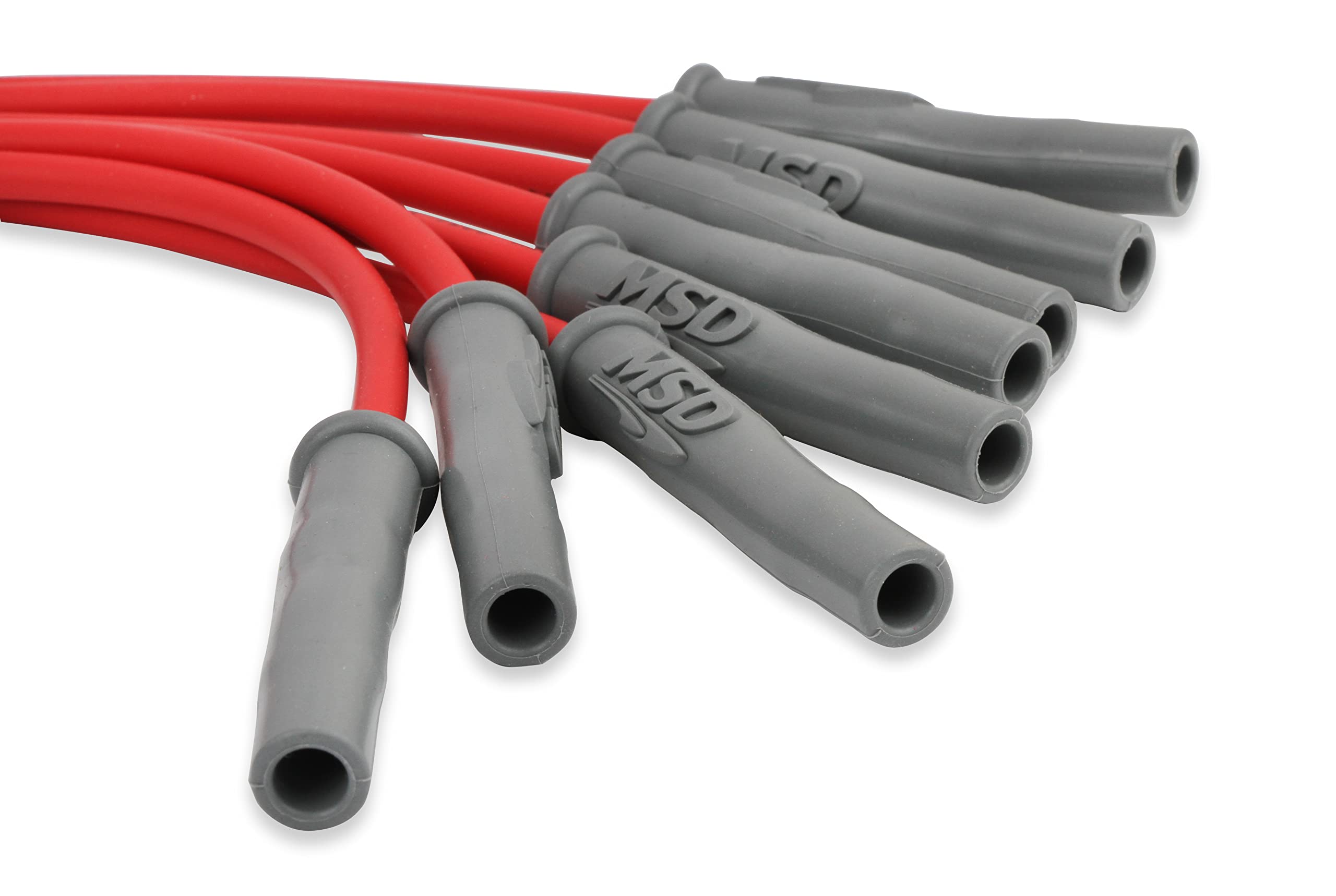 Super Conductor MSD 31639 Spark Plug Wire Set, Red
