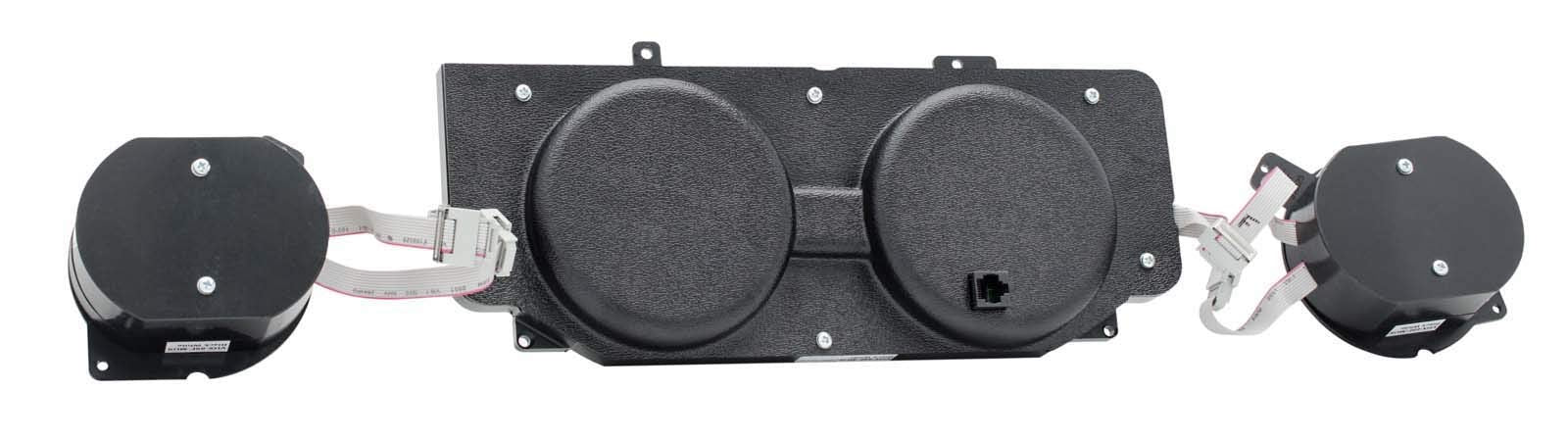 Dakota Digital VHX-69F-MUS-C-R Analog Dash Gauge System Compatible with 1969-70 Ford Mustang Carbon Fiber Red Backlighting