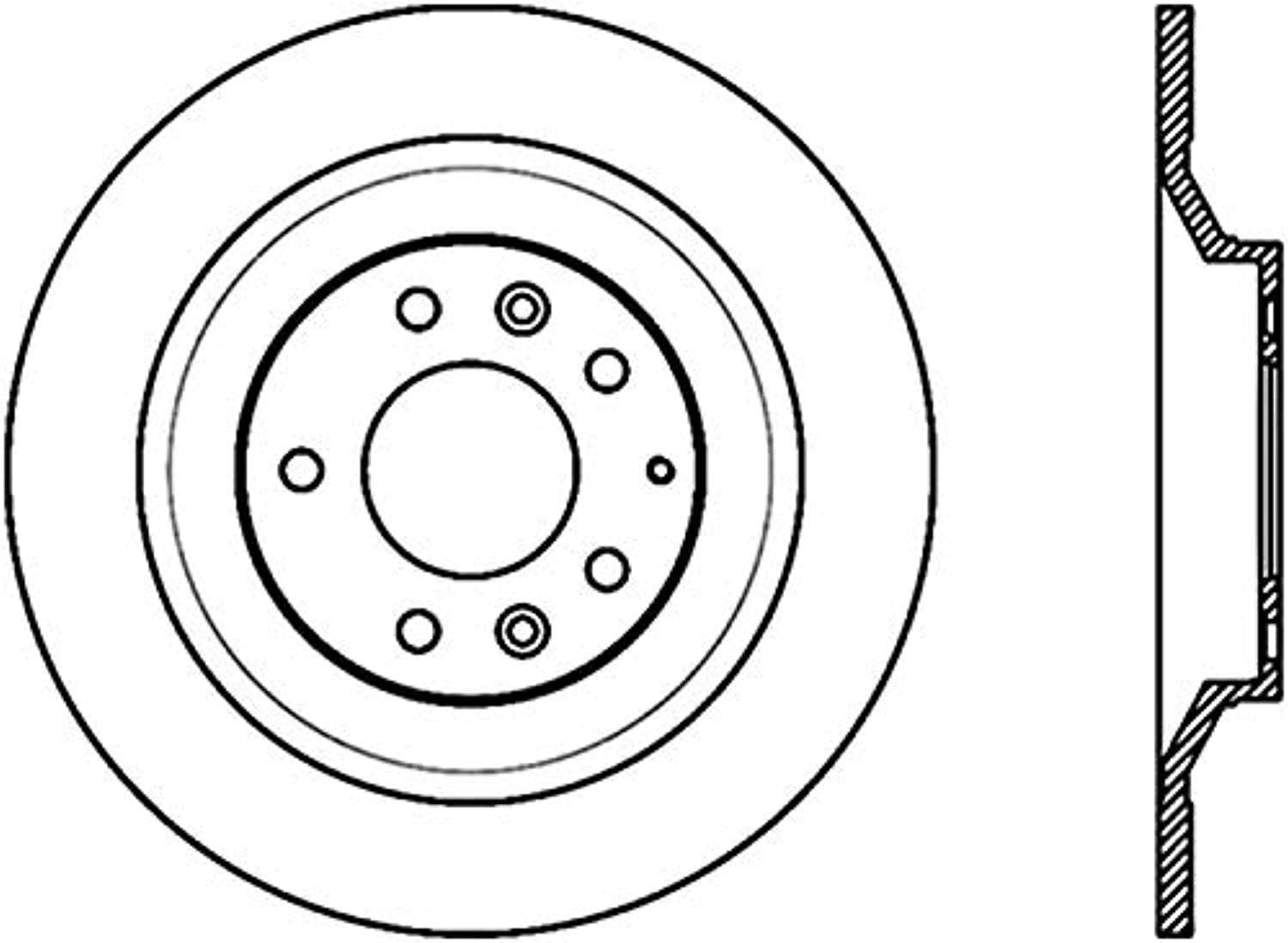 121.45074 Centric C Tek Standard Brake Rotor