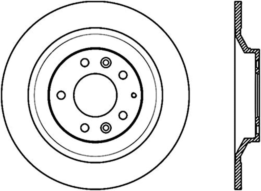 121.45074 Centric C Tek Standard Brake Rotor