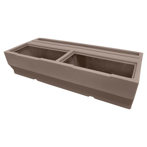 BM1145-1B-1725 Wise Premier Series Pontoon 50-Inch Bench Base Only, Mocha Java