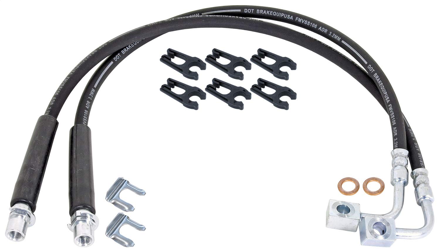 RockJock Brake Hose Kit RJ-156400-101 Fits 20 Gladiator