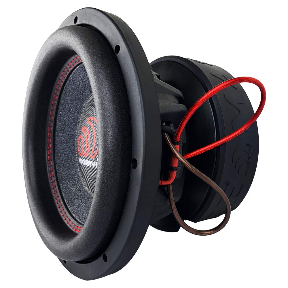 HIPPOXL104 Massive Audio – 10 Inch Car Audio Subwoofer, High Performance Subwoofer for Cars, Trucks, Jeeps - 10" Subwoofer 2000 Watt RMS, 4000w MAX Dual 4 Ohm, 3 Inch Voice Coil. Sold Individually