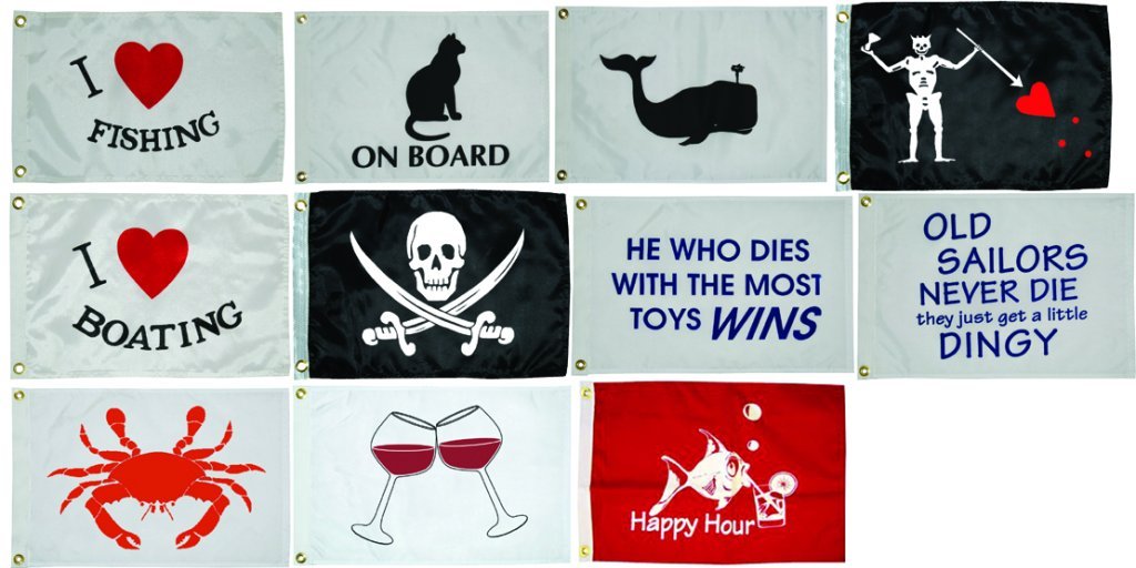 12 x 18 Wine Glasses Taylor Made Products Flag 5118