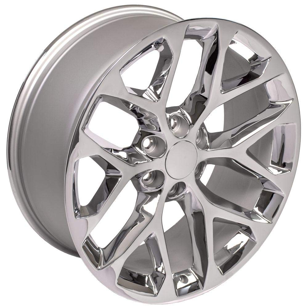 22 inch OE Wheels LLC Rim Fits 6x139.7 Silverado Suburban Tahoe Sierra Yukon Escalade CV98B 22x9 Chrome Wheels Hollander: 5668