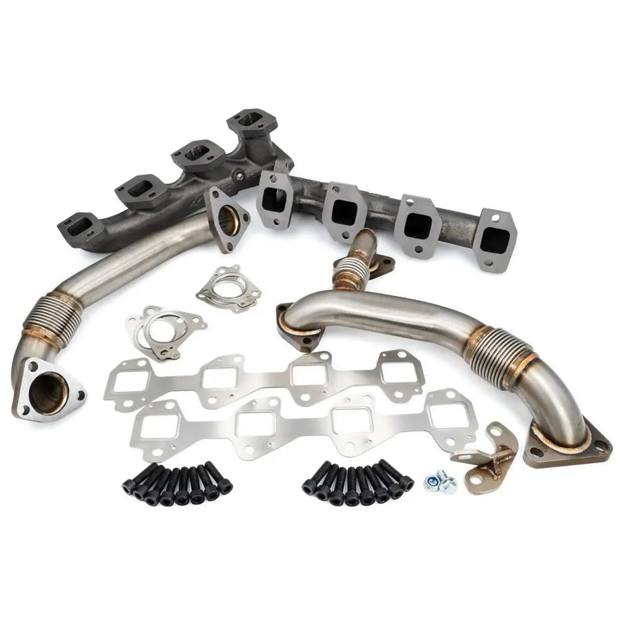 High-Flow Manifolds and Up-Pipes Kit Pacific Performance Engineering - 2017-2020+ GM 6.6L Duramax L5P