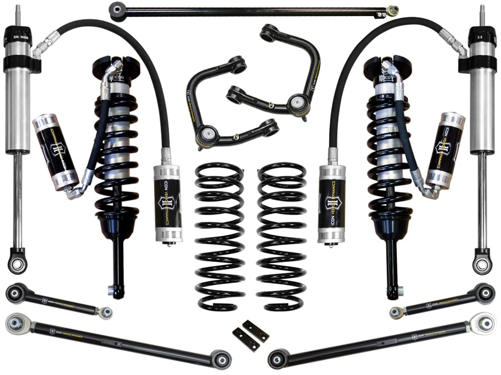 0-3.5" Lift, ICON Stage 6 Suspension System, Tubular UCA, Compatible with 2010-Up Lexus GX460, K53186T