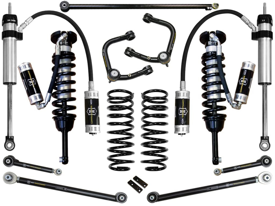 0-3.5" Lift, ICON Stage 6 Suspension System, Tubular UCA, Compatible with 2010-Up Lexus GX460, K53186T