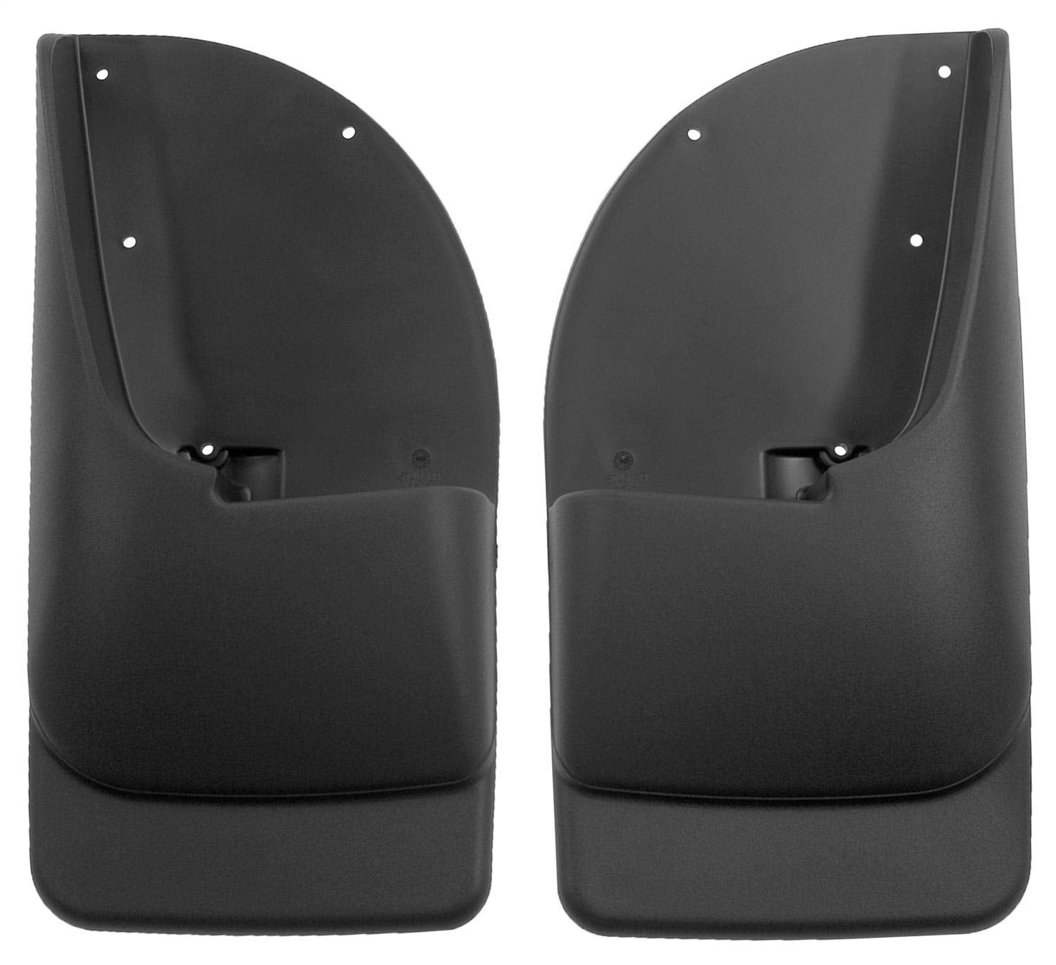 Mud Guards - Husky Liners | Fits 1999-2010 Ford F-250/F-350 w/Single Rear Wheels & w/o OEM Fender Flares, Rear Set - Black, 2 Pc. | 57401
