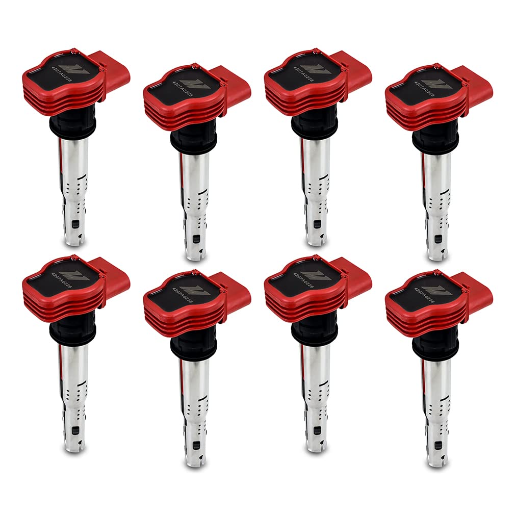 Mishimoto Set of 8 Ignition Coil, Compatible with 2006-2008 Volkswagen GTI