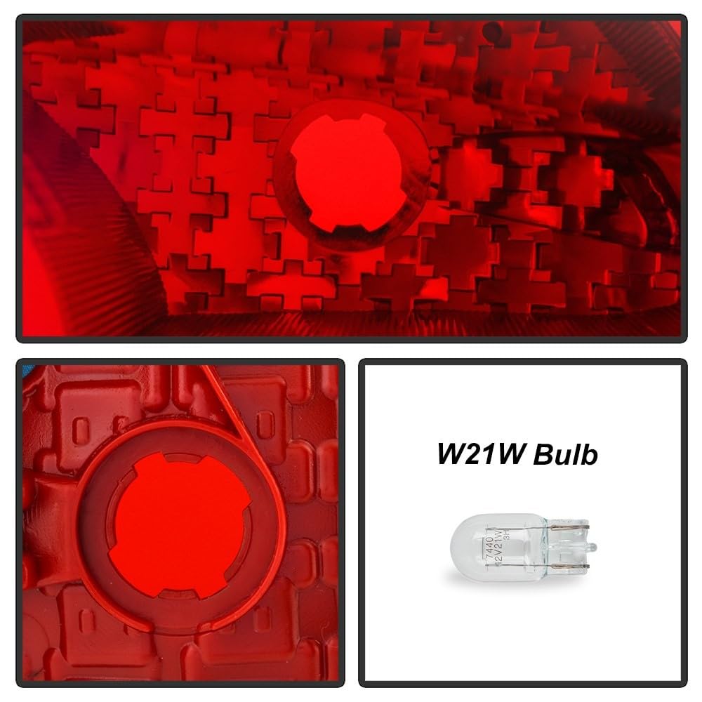 Chevy Spark 16-22 Spyder (POE) Halogen Red Clear Tail Light - OE Right