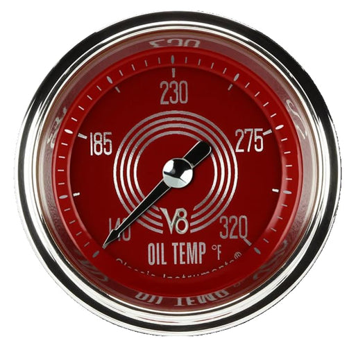 V8 Speedster Classic Instruments V8SR198SLC 2" Pyrometer Full Sweep