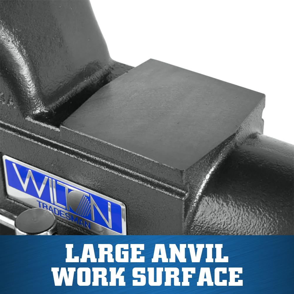 Tradesman Wilton XC Bench Vise, 8" Jaw Width, 6-3/4" Max Jaw Opening, 4-3/4" Throat (Model 1780XC)
