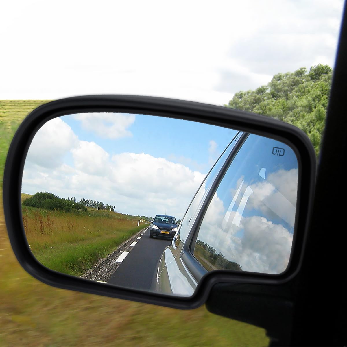 Power Heated Side Mirrors Spec-D Tuning Compatible with 2003-2006 Chevy Silverado, Left+Right Pair